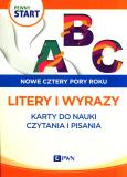 Okładka książki Pewny start Nowe cztery pory roku Litery i wyrazy
