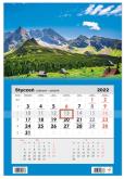 Opakowanie Kalendarz ścienny 2022 jednodzielny Góry