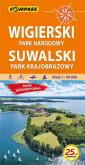 Okładka książki Wigierski Park Narodowy Suwalski Park Krajobrazowy 1:40 000