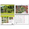 Opakowanie Kalendarz 2022 A4 terminarz 13 plansz Ogrody