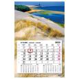 Opakowanie Kalendarz 2022 jednodzielny główka płaska Bałtyk