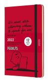 Opakowanie Kalendarz 2022 tygodniowy 12ML Peanuts scarlet red