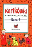 Okładka książki Kartkówki Edukacja polonistyczna klasa 1