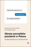Okładka książki Obrazy początków pandemii w Polsce