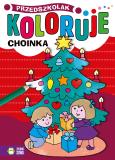 Okładka książki Przedszkolak koloruje. Choinka