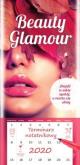 Opakowanie Kalendarz 2020 ścienny Notatnikowy Beauty Glamour