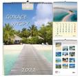 Opakowanie Kalendarz 2022 B3 7 plansz Gorące Wyspy