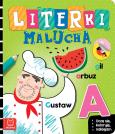 Okładka książki Literki malucha Uczę się koloruję naklejam