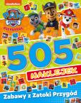 Okładka książki Psi Patrol. 505 naklejek. Zabawy z Zatoki Przygód