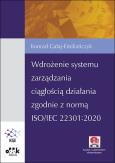 Okładka książki Wdrożenie systemu zarządzania ciągłością działania zgodnie z normą ISO/IEC 22301:2020