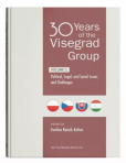 Okładka książki 30 Years of the Visegrad Group. Volume 1: Political, Legal, and Social Issues and Challenges