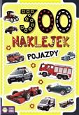 Okładka książki 300 naklejek. Pojazdy