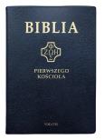 Okładka książki Biblia pierwszego Kościoła pvc granatowa