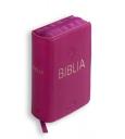Okładka książki Biblia Tabor flex z zamkiem - malinowa