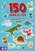 Okładka książki Dinozaury i smoki. 150 naklejek