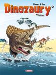 Okładka książki Dinozaury w komiksie T.4