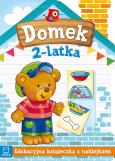 Okładka książki Domek 2-latka. Edukacyjna książeczka z naklejkami
