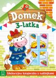 Okładka książki Domek 3-latka. Edukacyjna książeczka z naklejkami