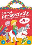 Okładka książki Domowe przedszkole od 5 lat. Zabawy edukacyjne z naklejkami