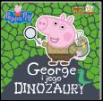Okładka książki George i jego dinozaury. Bajki do poduszki. Świnka Peppa