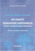 Okładka książki Jak założyć działalność gospodarczą... w.13