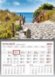 Opakowanie Kalendarz 2023 jednodzielny Morze