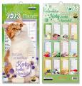 Opakowanie Kalendarz 2023 ścienny planer Koty