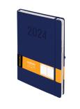 Okładka książki Kalendarz 2024 2024 Memo A4 DNS granat