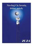 Opakowanie Kalendarz 2024 A4 Niechaj Cię bronią dobre Anioły