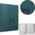 Opakowanie Kalendarz 2024 A5 dzienny z registrami Kot Zieleń