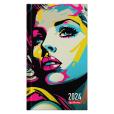 Opakowanie Kalendarz 2024 A6 tygodniowy Art kobieta HERLITZ