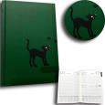 Opakowanie Kalendarz 2024 B6 dzienny sb/nd razem kot zieleń