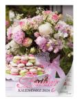 Opakowanie kalendarz 2024 Bukiety ścienny