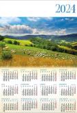Opakowanie Kalendarz 2024 jednoplanszowy Polana (10szt)