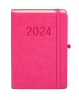Okładka książki Kalendarz 2024 Memo A4 DNS róż