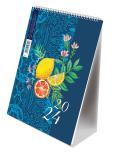 Opakowanie Kalendarz 2024 pionowy B6 ze spiralką cytrusy