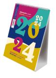 Opakowanie Kalendarz 2024 pionowy B6 ze spiralką kolory