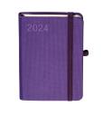 Okładka książki Kalendarz 2024 Rubi A6 fiolet TDW