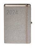 Okładka książki Kalendarz 2024 Sakura A5 srebrny DNS