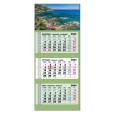 Opakowanie Kalendarz 2024 trójdzielny LUX wypukły Korsyka