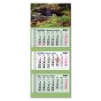 Opakowanie Kalendarz 2024 trójdzielny LUX wypukły Las