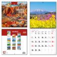 Opakowanie Kalendarz 2025 30x60 13 planszowy Krajobrazy Świat