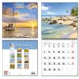 Opakowanie Kalendarz 2025 30x60 13 planszowy Pol. Krajobrazy