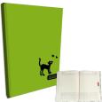 Opakowanie Kalendarz 2025 A4 dzienny sb/nd osobno Kot Zieleń