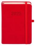Okładka książki Kalendarz 2025 B6 Memofix DNS czerwony