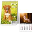 Opakowanie Kalendarz 2025 Biurkowy pionowy Psy miesięczny