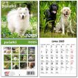 Opakowanie Kalendarz 2025 dla dzieci 16x32 13 plansz Psiaki
