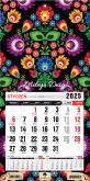 Okładka książki Kalendarz 2025 jednodzielny mini z mag. Folk