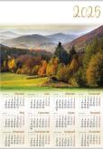 Opakowanie Kalendarz 2025 Jednoplanszowy Jesień (10szt)