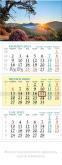 Okładka książki Kalendarz 2025 trójdzielny Pejzaż